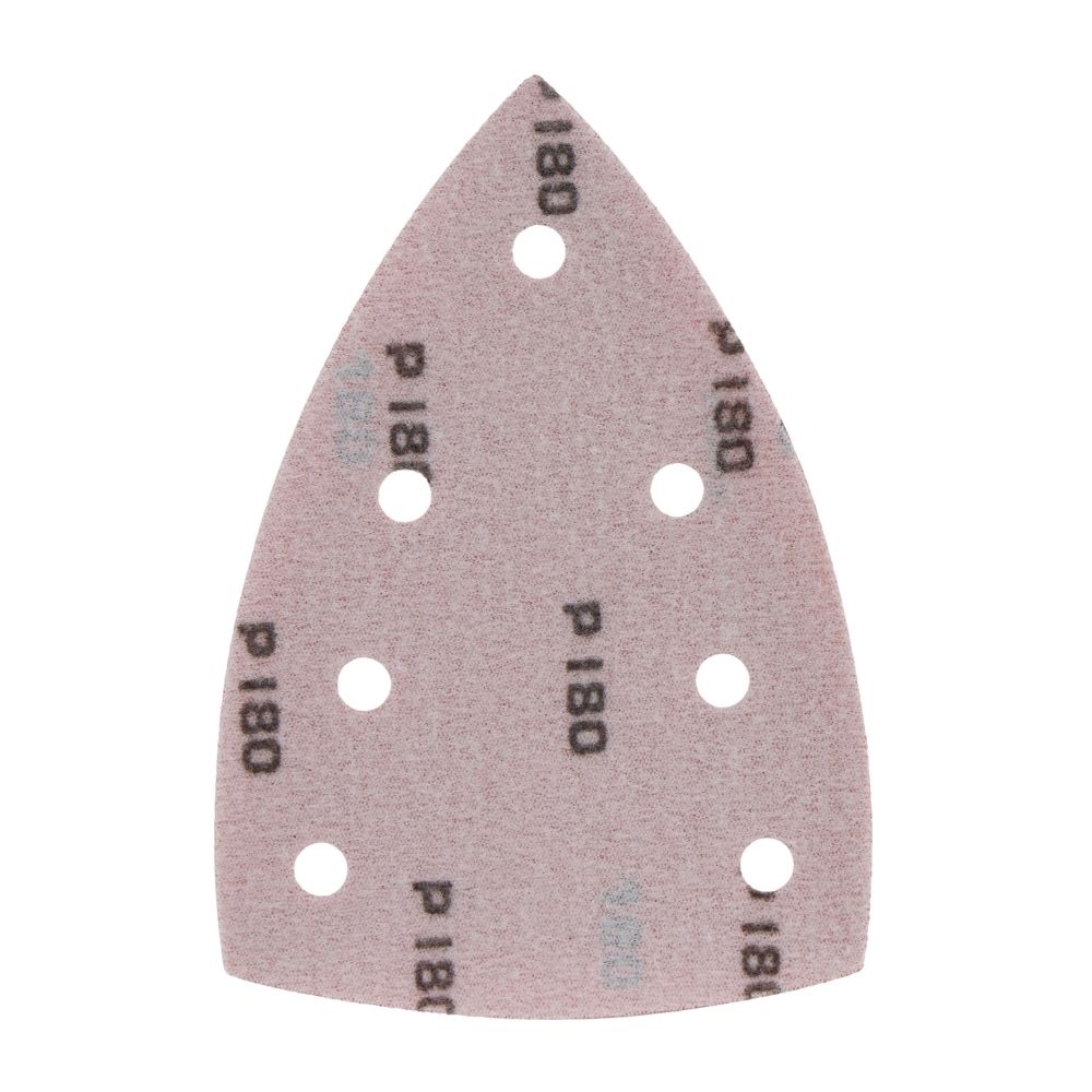 Radix Pro Schuurpapier 100x150mm P180 met 7 Stofgaten - 10 Stuks