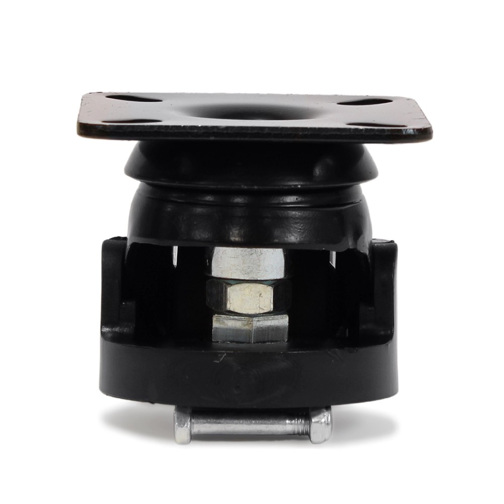 Zwart nylon zwaarlast zwenkwiel met topplaat 50mm 150kg | FixMasters Zwart nylon zwaarlast zwenkwiel met topplaat 50mm 150kg | FixMasters
