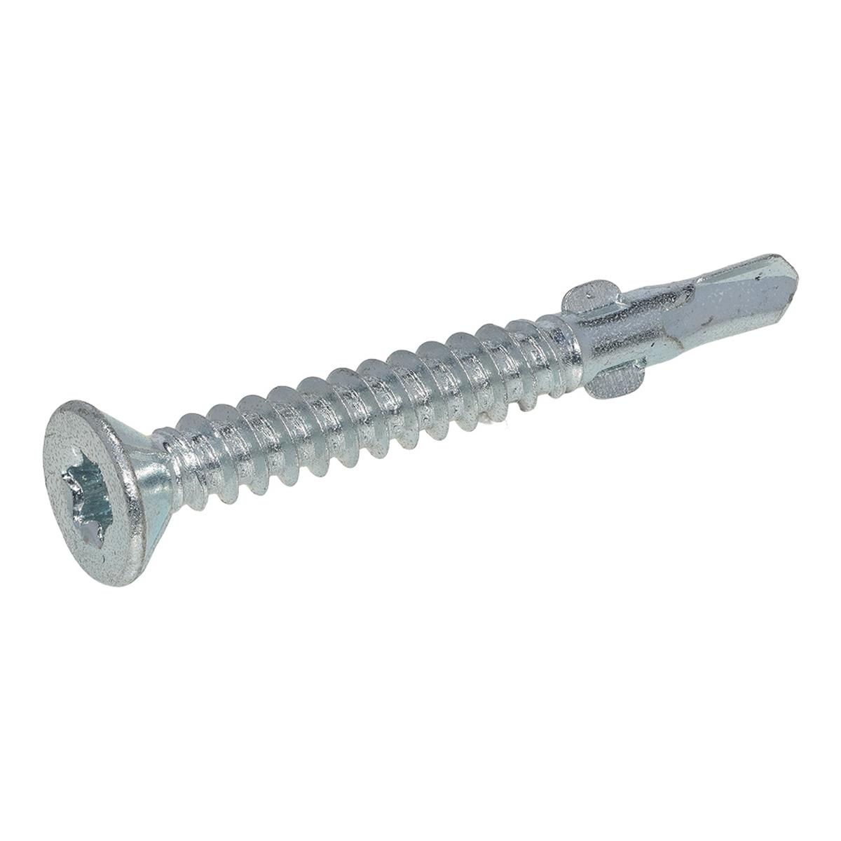 Proftec - Vleugelteks/Poortframe schroeven - Torx 20 - 4,2x32mm - Verzinkt - Platkop (100 stuks) Proftec - Vleugelteks/Poortframe schroeven - Torx 20 - 4,2x32mm - Verzinkt - Platkop (100 stuks)