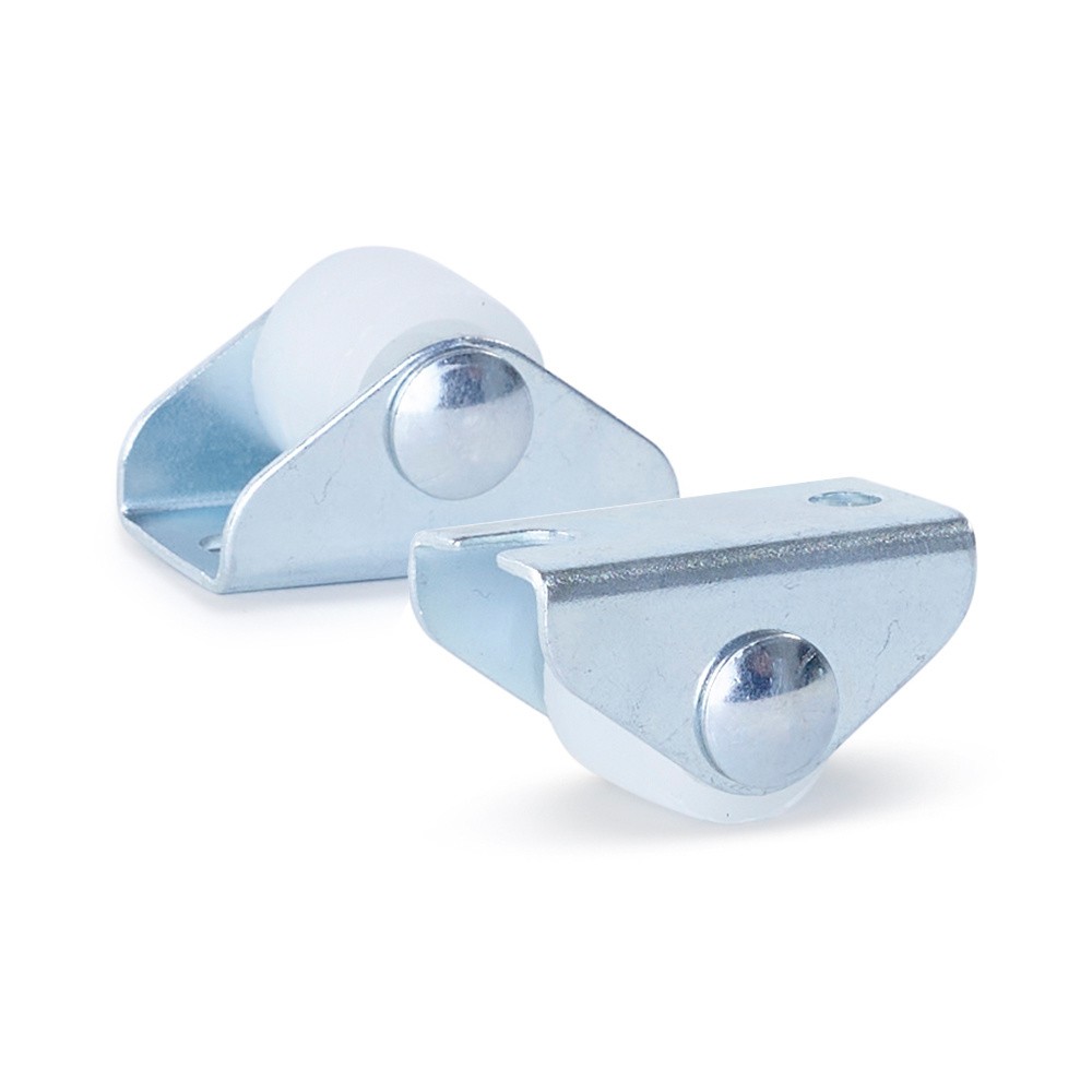 Compact PP bokwiel wit - 15mm asgat - 20kg Compact PP bokwiel wit - 15mm asgat - 20kg