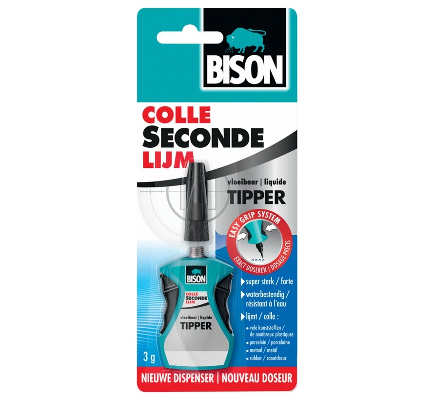 Bison Secondelijm Tipper Vloeibaar 3g