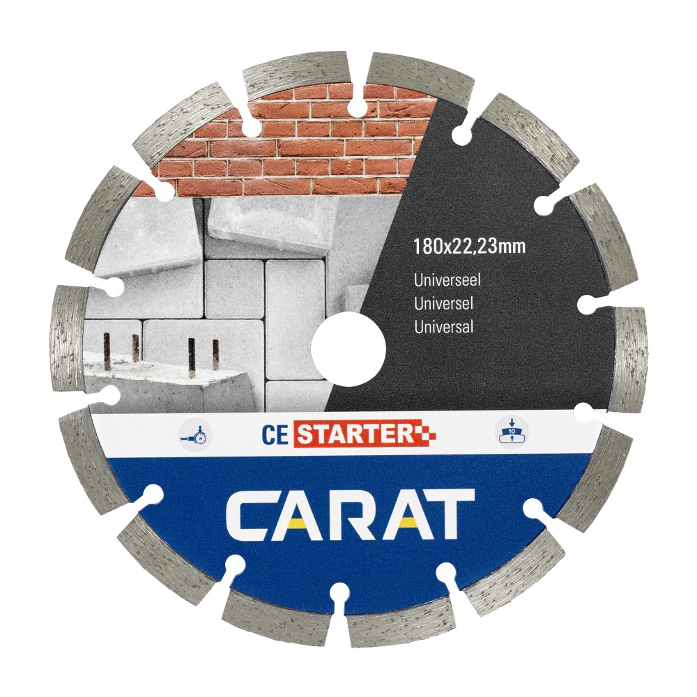 Carat - Diamantzaagblad - Universeel - Ø180 x 22,23 mm