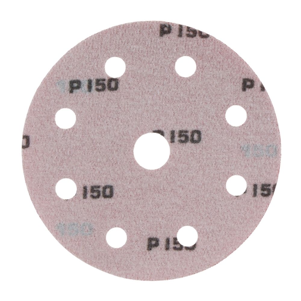 Radix Pro Schuurschijven Klittenband 125mm P150 - 9 stofgaten (50 stuks)