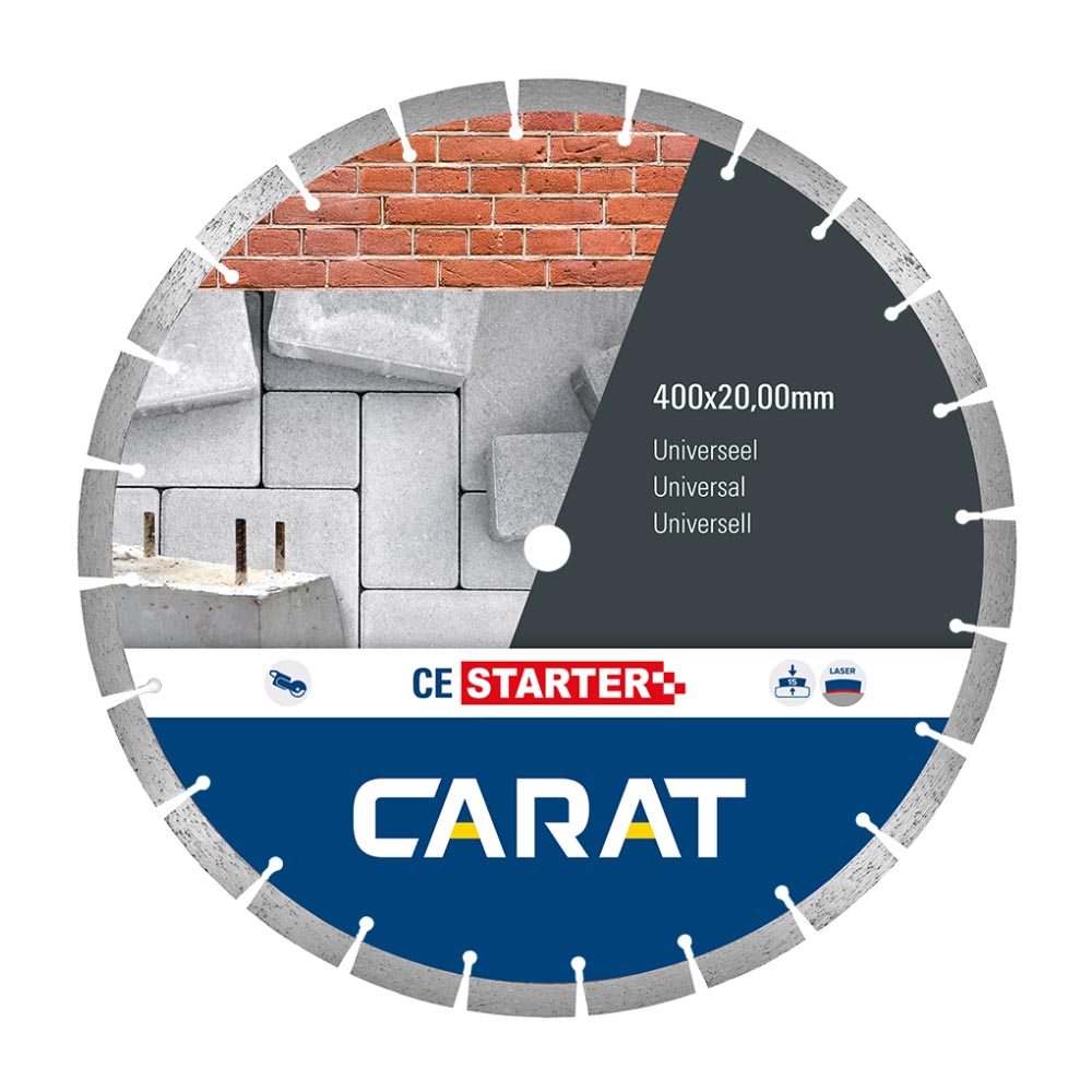 Carat - Diamantzaagblad - Universeel - Ø400 x 25,4 mm