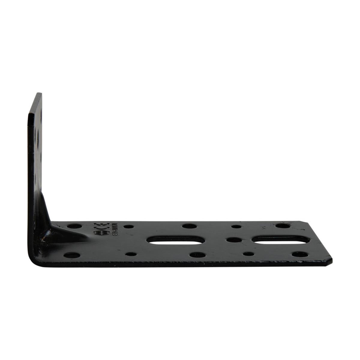 Hoekanker ril 60 x 120 x 60 x 2.5 mm zwart | FixMasters