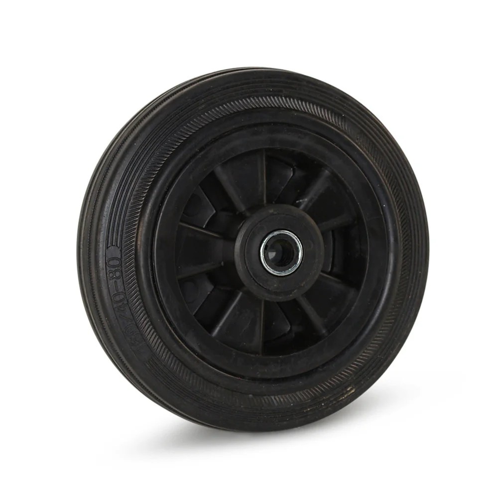 Rubber wiel - 160mm - 140kg Rubber wiel - 160mm - 140kg