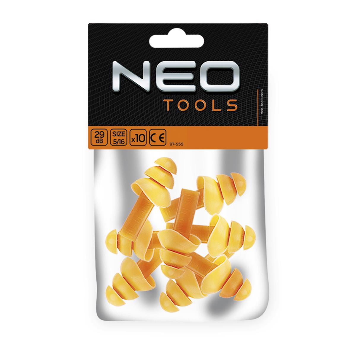 NEO - Oorplug - 10 oordopjes siliconen 29 dB NEO - Oorplug - 10 oordopjes siliconen 29 dB