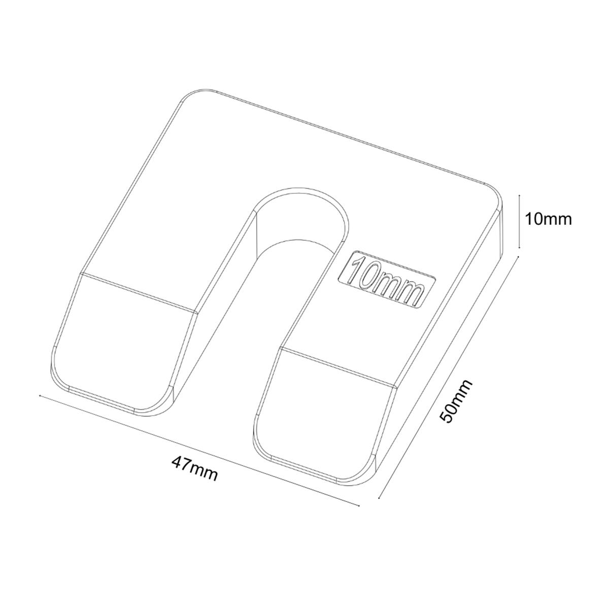 Radix uitvulplaatjes 10mm 50 x 47mm groen | FixMasters Radix uitvulplaatjes 10mm 50 x 47mm groen | FixMasters