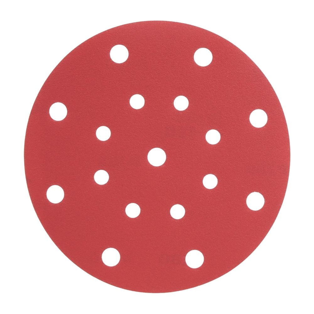 Radix Pro Schuurschijf Klittenband 150mm P180 - 17 stofgaten (50 stuks)
