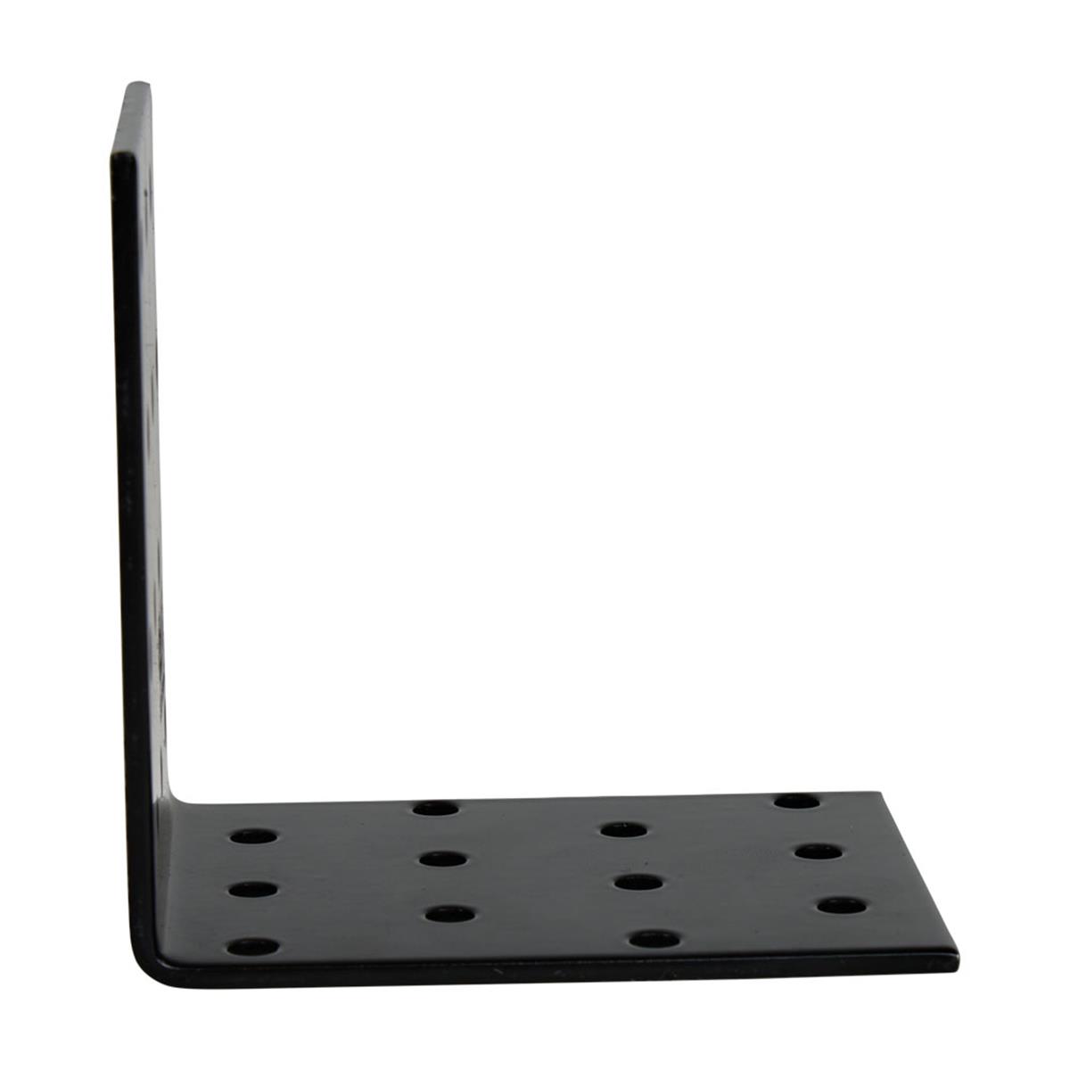 Hoekanker ril 60 x 80 x 60 x 2.5 mm zwart | FixMasters Hoekanker ril 60 x 80 x 60 x 2.5 mm zwart | FixMasters
