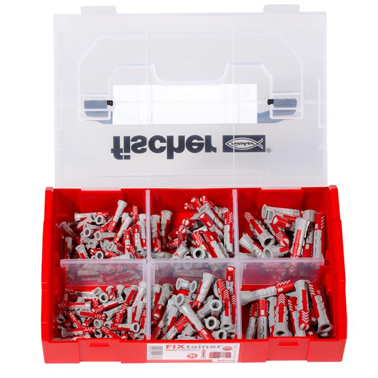 Fischer FIXtainer DuoPower plug Box (210-delig) Fischer FIXtainer DuoPower plug Box (210-delig)
