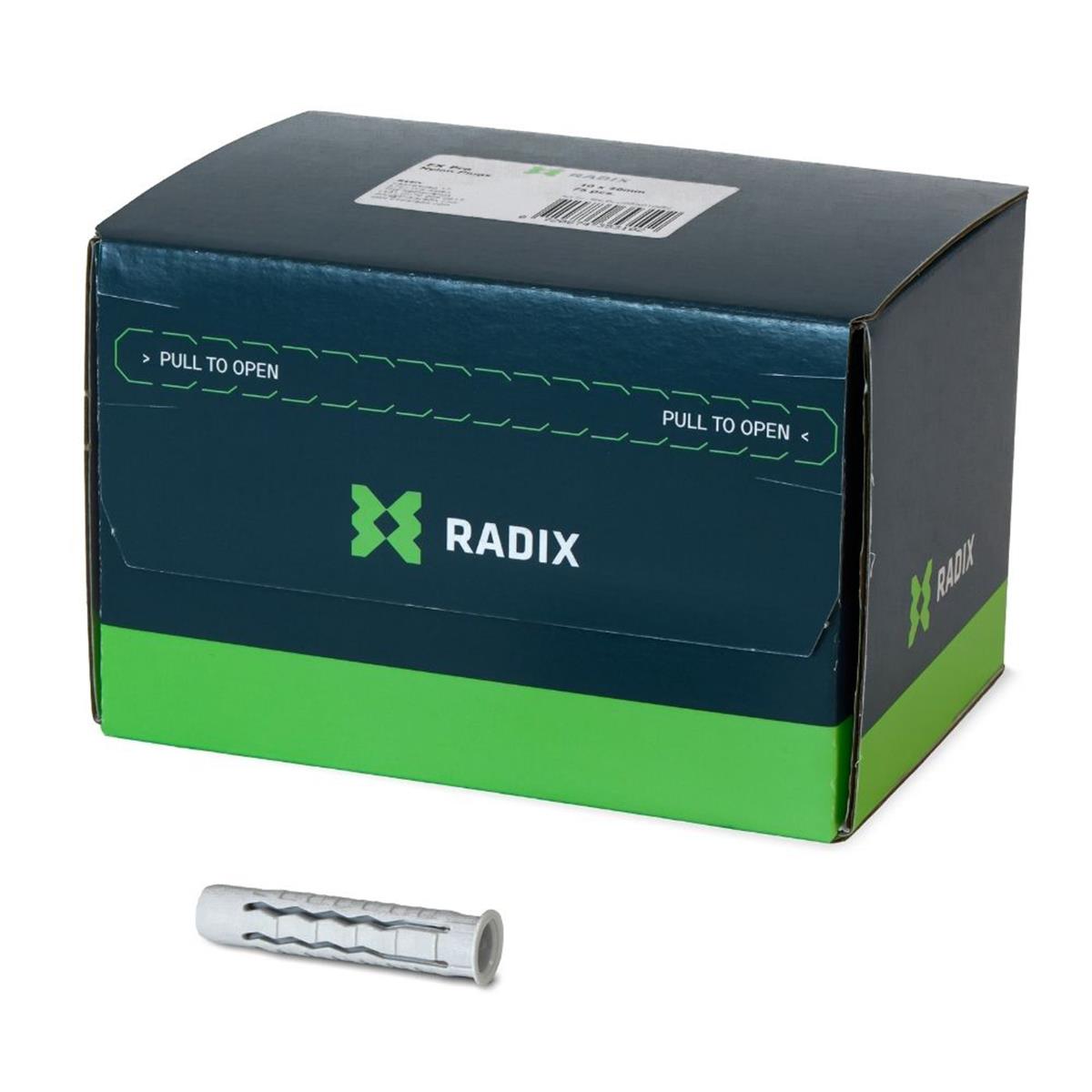 Radix fx Pro nylon pluggen 10 x 50mm | FixMasters