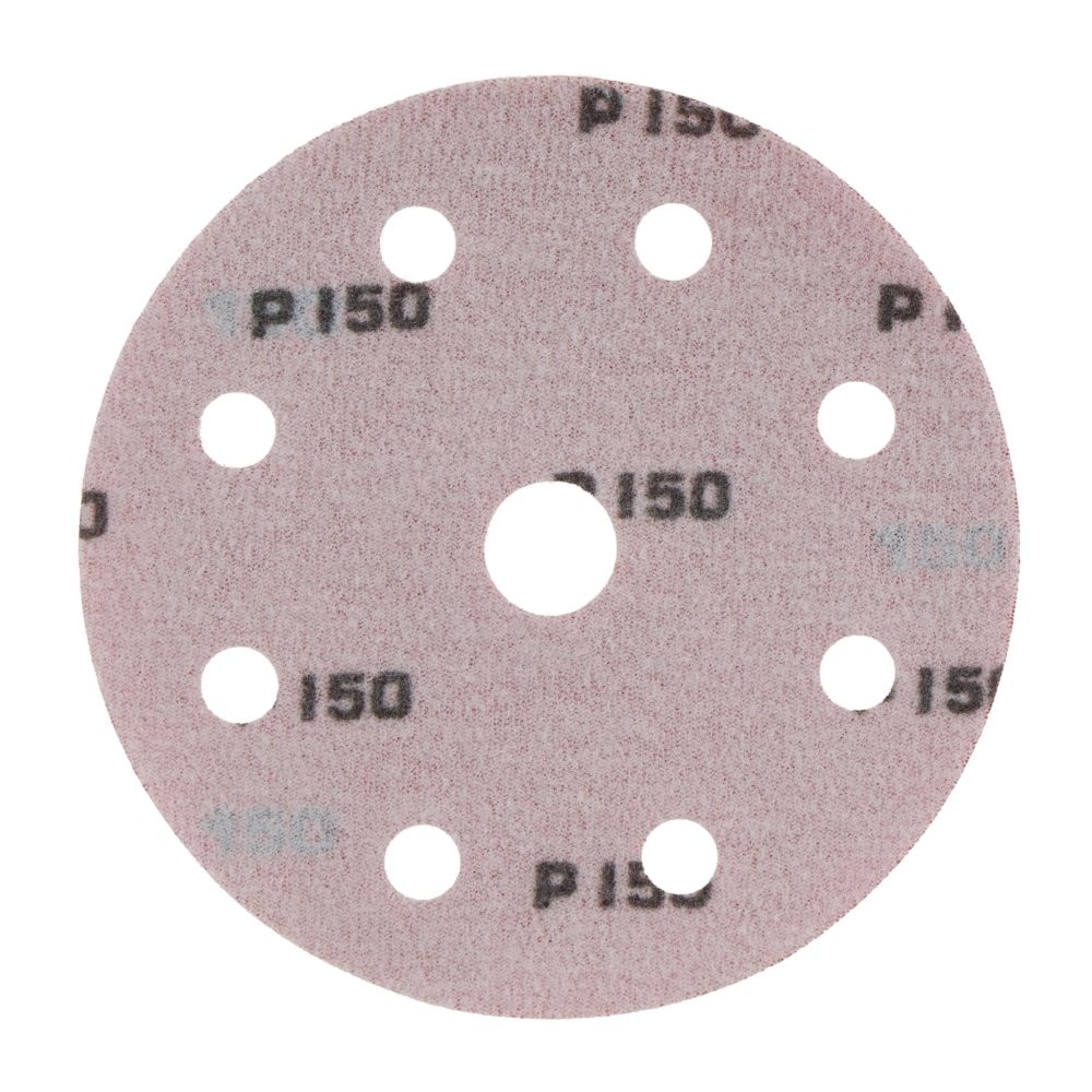 Radix Pro Schuurschijven Klittenband Ø125mm P150 - 9 Gaten (10 stuks)
