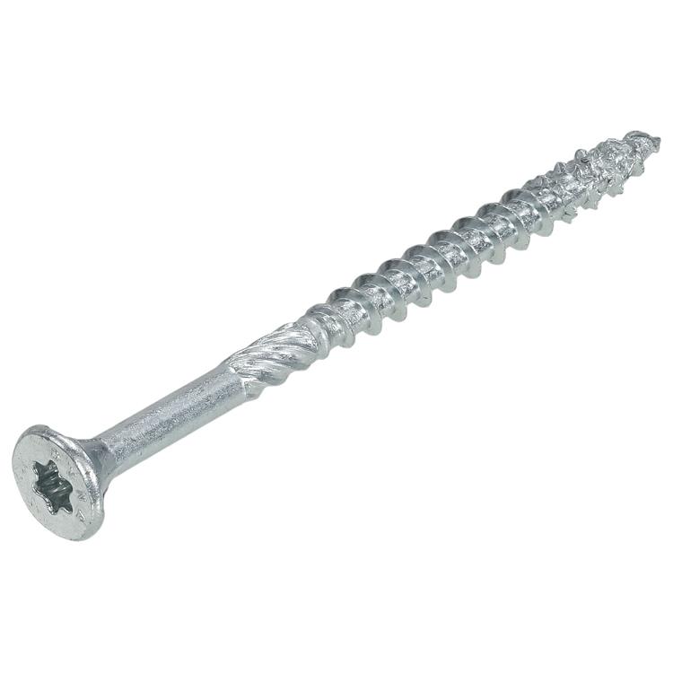 Dynaplus - Constructieschroef - Torx 40 platkop - 8,0 x 240mm - Verzinkt - Deeldraad (50 stuks)
