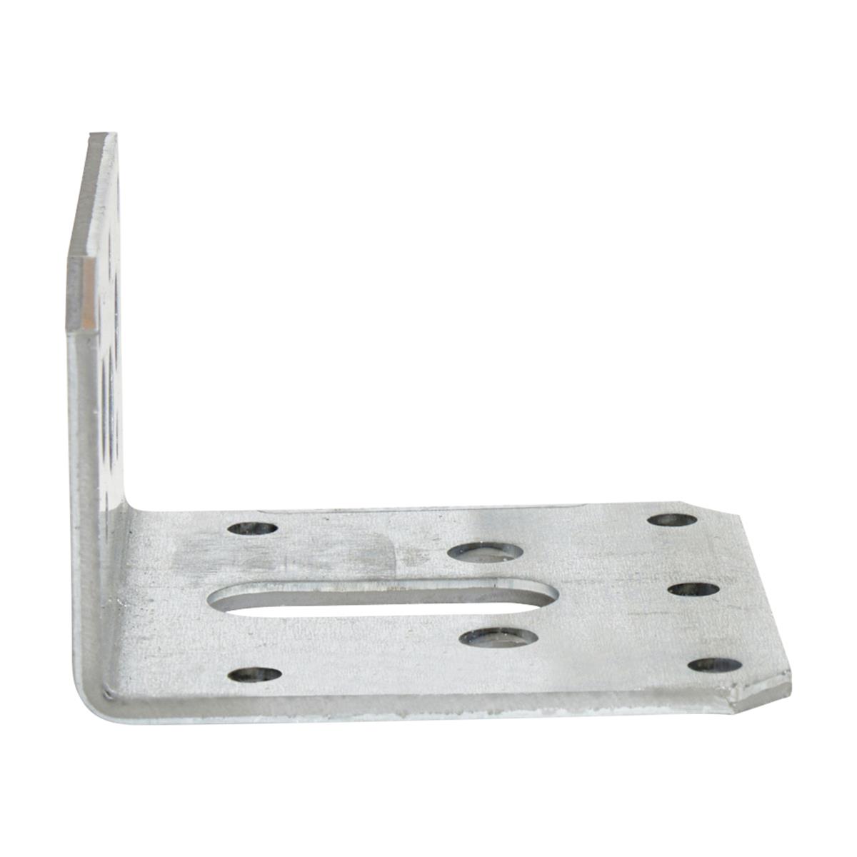 Hoekanker vlak 40 x 60 x 60 x 2.5 mm verzinkt | FixMasters