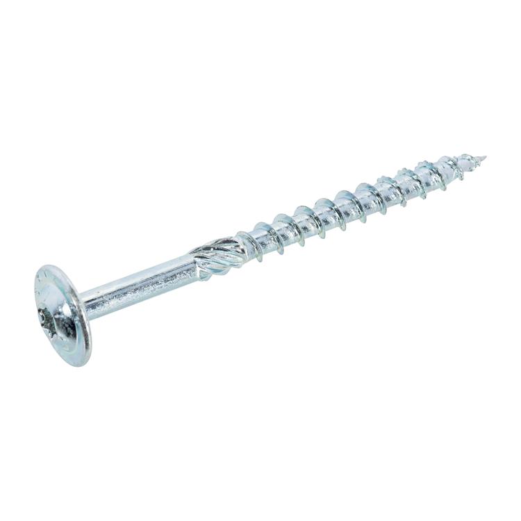 Dynaplus - Torx 30 Tellerkop schroeven - 6 x 120mm - Verzinkt - Deeldraad (50 stuks)
