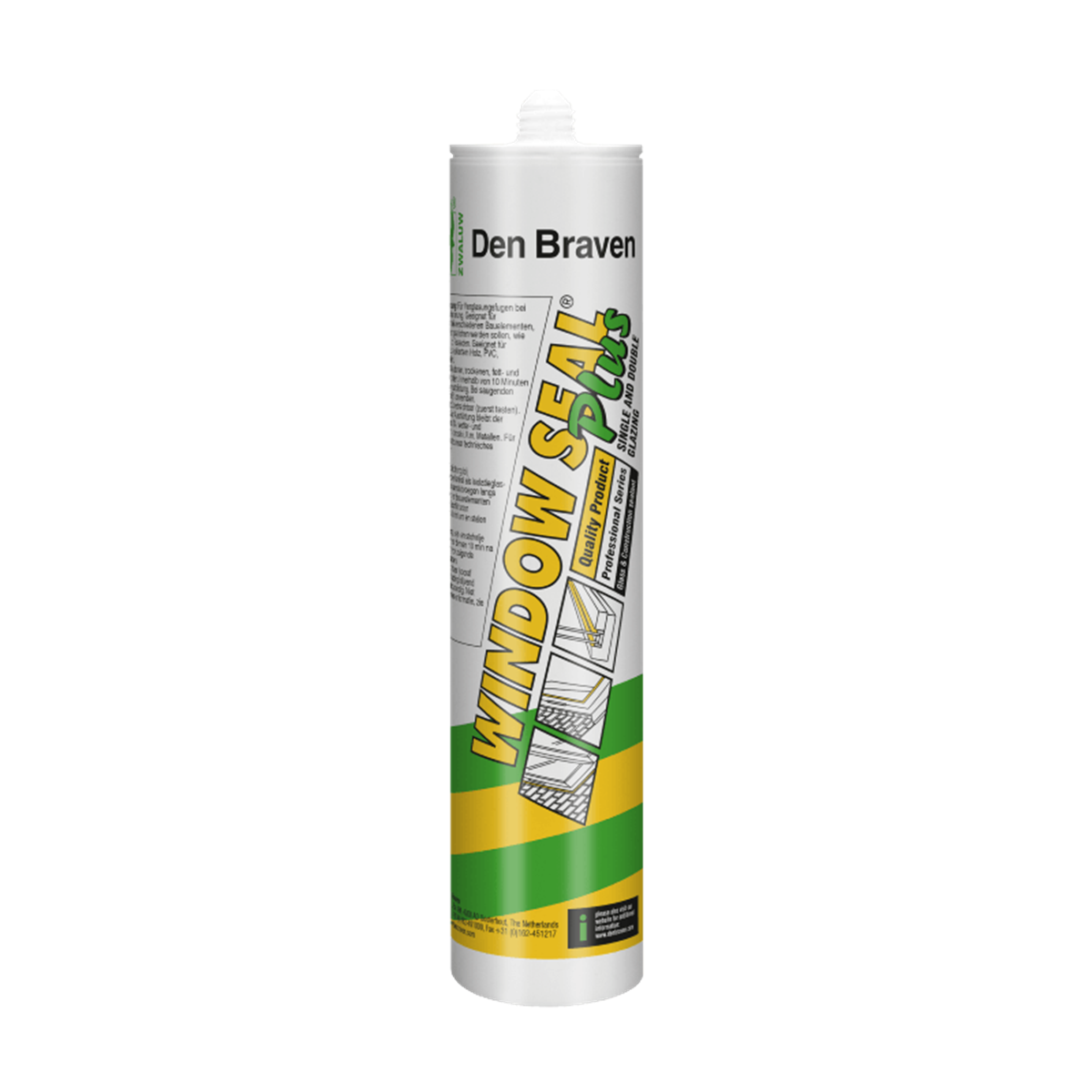 Zwaluw - Windowseal Plus - Afdichtingskit - Wit - 310 ml Zwaluw - Windowseal Plus - Afdichtingskit - Wit - 310 ml