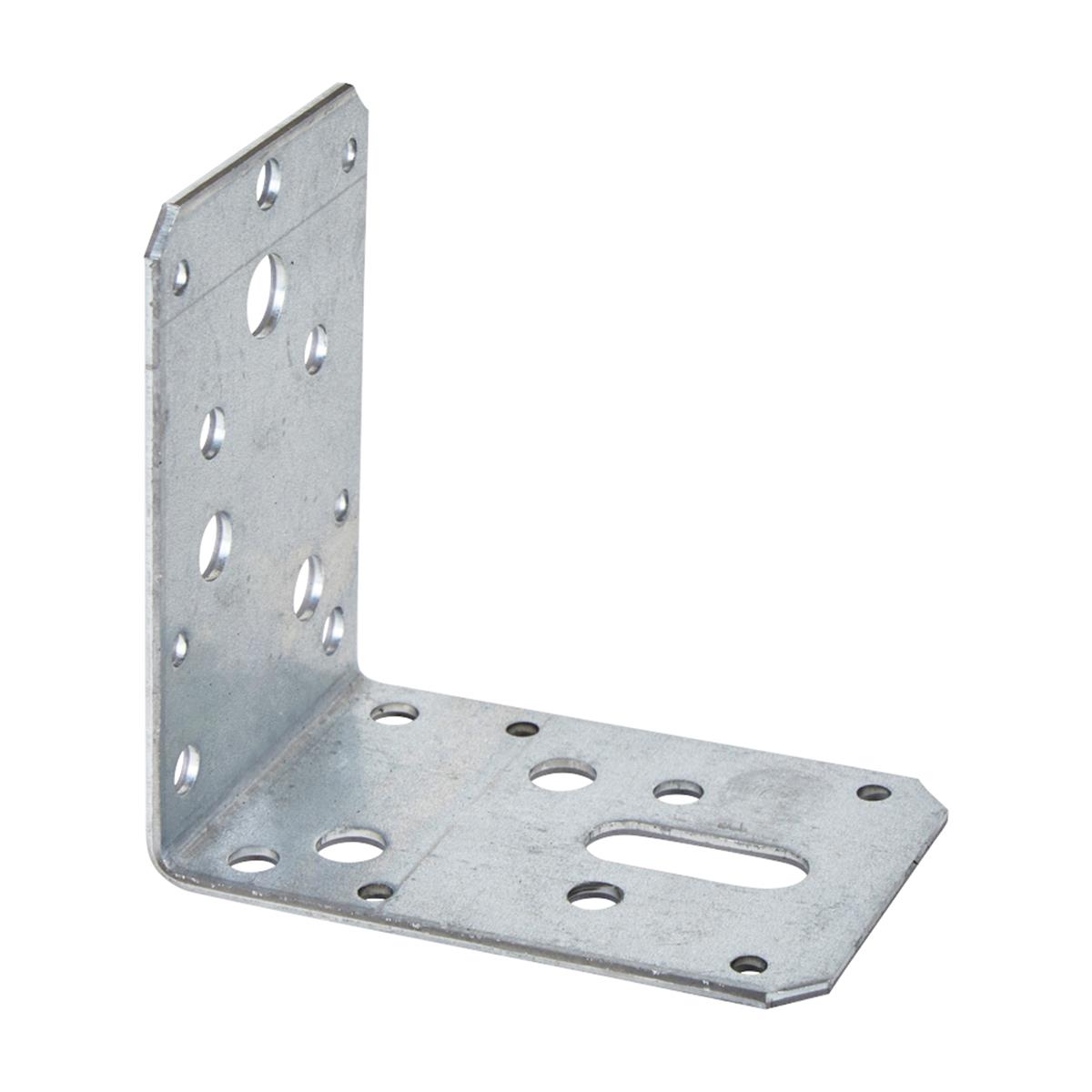 Hoekanker vlak 90 x 90 x 60 x 2.5 mm verzinkt | FixMasters