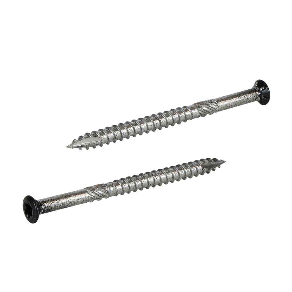 Radix - RVS Tuinhoutschroeven - Zwarte potdekselkop - Torx 5,0x70mm - 100 stuks