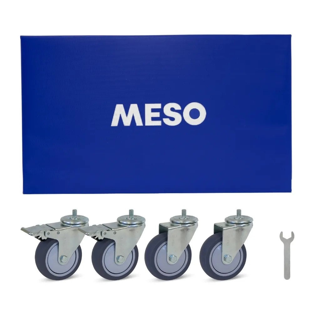 Meubelroller 2 x geremd TPR wiel 600mm x 350mm 350kg | FixMasters Meubelroller 2 x geremd TPR wiel 600mm x 350mm 350kg | FixMasters