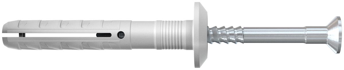Fischer - Nagelplug - N - 6 x 40/7 - P - Met kraag (50 stuks) Fischer - Nagelplug - N - 6 x 40/7 - P - Met kraag (50 stuks)