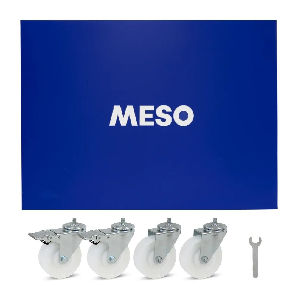 Meubelroller 2 x geremd nylon wiel 800mm x 600mm 400kg | FixMasters