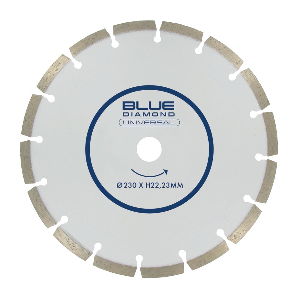 Carat - Diamantzaagblad - Universeel - Ø230 x 22,23 mm - Blue Diamond