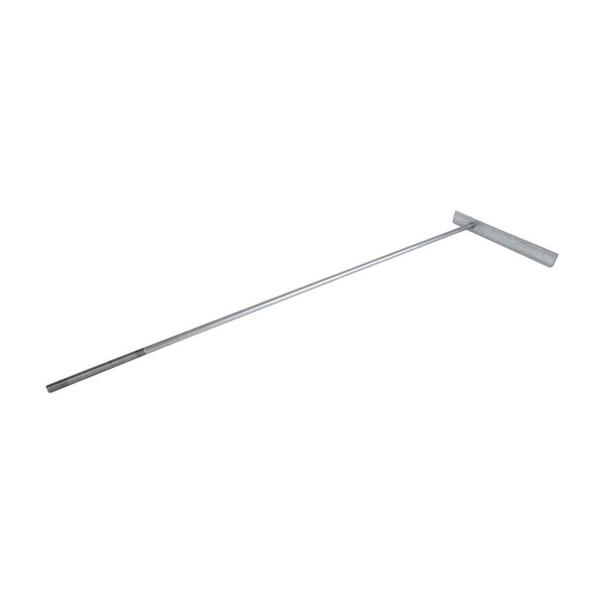 Muurplaatanker - M12 x 800 mm - met Plaat 230 mm