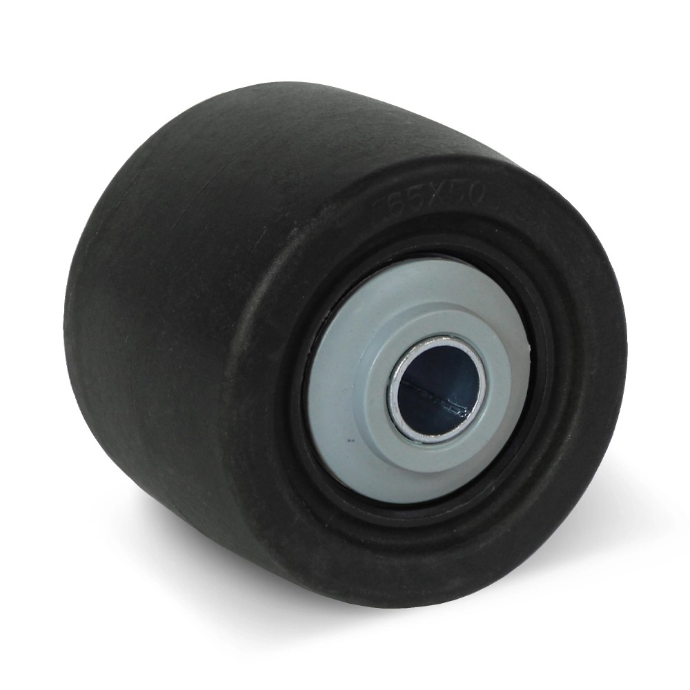 Zwart nylon zwaarlastwiel - 65mm - 500kg Zwart nylon zwaarlastwiel - 65mm - 500kg