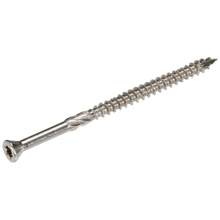Woodies Vlonderschroeven RVS-410 - Torx 25 - 5 x 40mm - Deeldraad - 200 stuks Woodies Vlonderschroeven RVS-410 - Torx 25 - 5 x 40mm - Deeldraad - 200 stuks