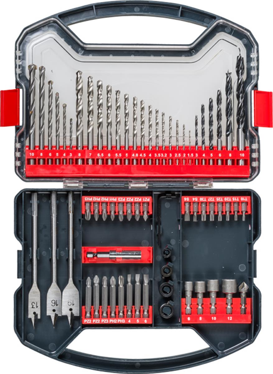 Kwb Bit- en borenset 62-delig in hardcase koffer | FixMasters Kwb Bit- en borenset 62-delig in hardcase koffer | FixMasters