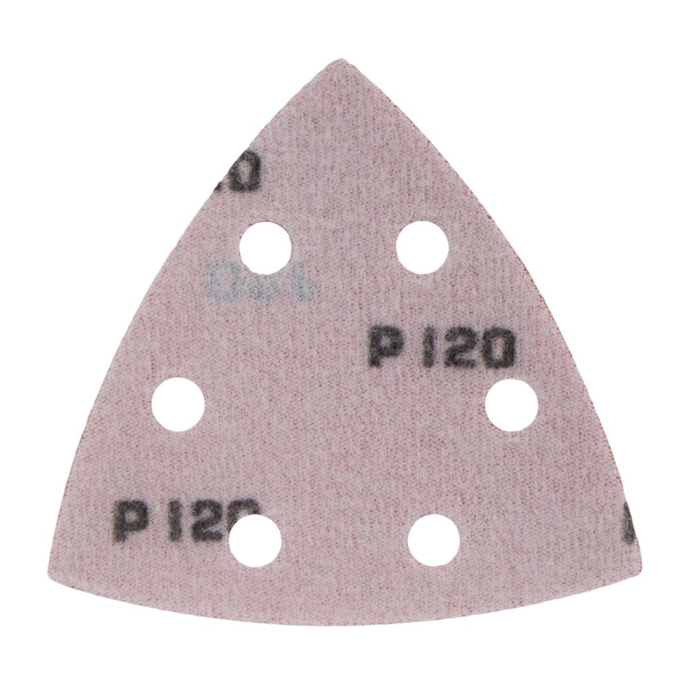 Radix Pro Driehoekschuurvel 93x93x93mm P120 - 6 gaten (50st) Radix Pro Driehoekschuurvel 93x93x93mm P120 - 6 gaten (50st)