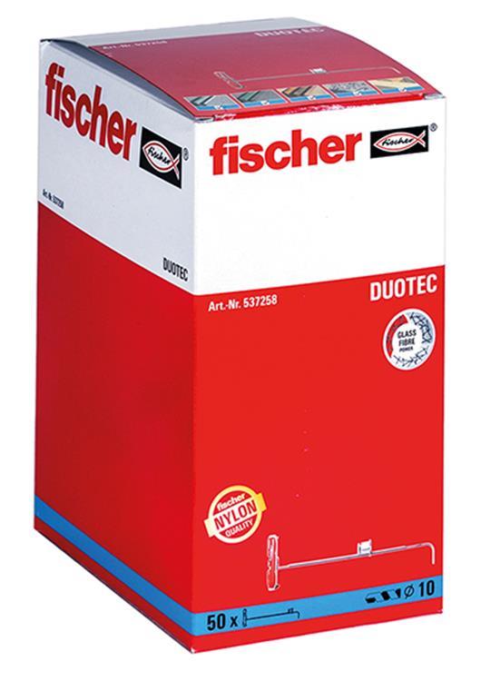 Fischer DuoTec hollewandplug 12mm (10 stuks) Fischer DuoTec hollewandplug 12mm (10 stuks)