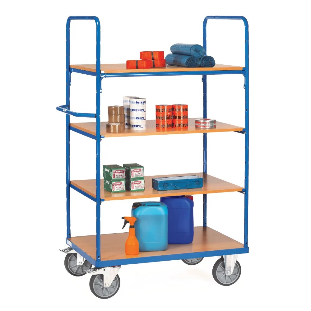 Fetra transportwagen 4 etages 1000x600mm - draagkracht 90kg