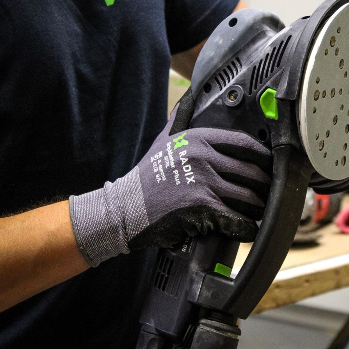 Radix gripmaster Plus werkhandschoenen nitril micro foam | FixMasters