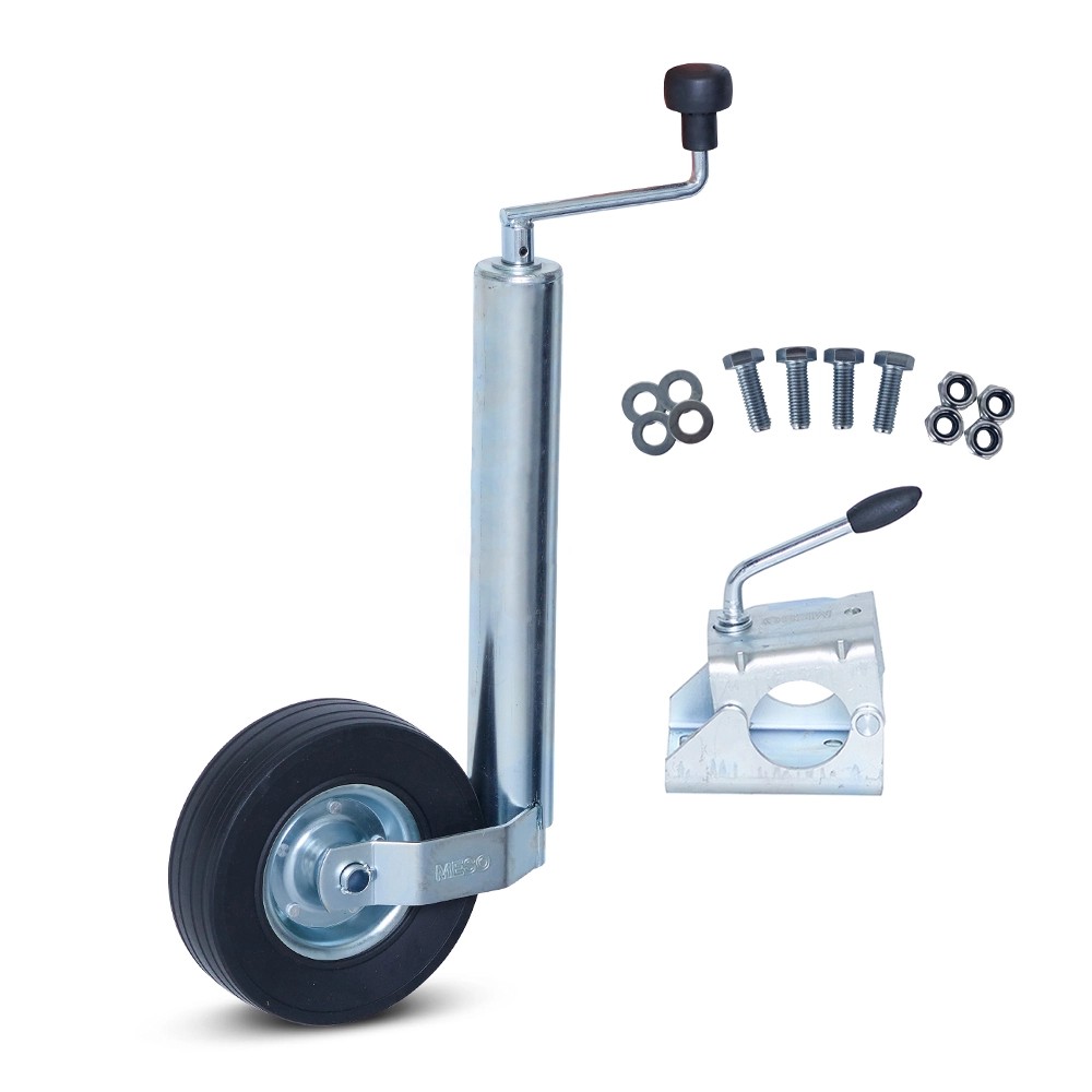 MESO Neuswiel Set Compleet - 60mm Metalen Wielbody - Inclusief Klem en Bevestiging MESO Neuswiel Set Compleet - 60mm Metalen Wielbody - Inclusief Klem en Bevestiging