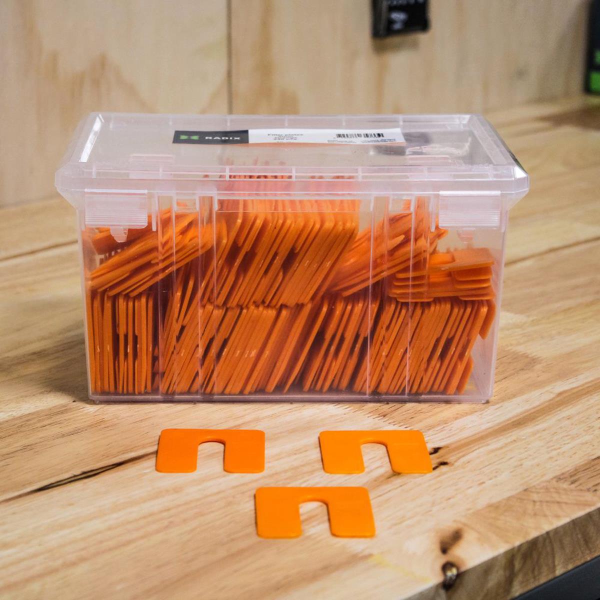 Radix uitvulplaatjes 2mm 50 x 47mm oranje | FixMasters