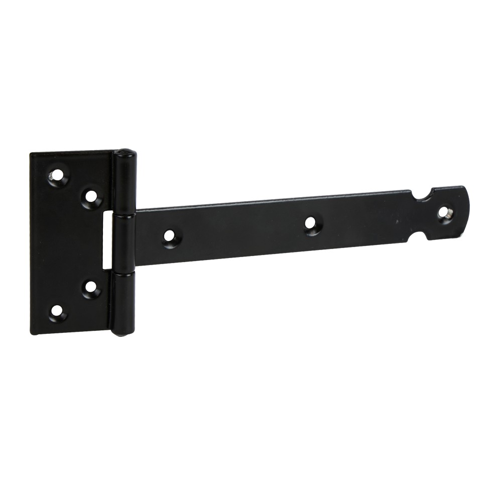 Kruisheng rechte uitvoering 15cm zwart gepoedercoat