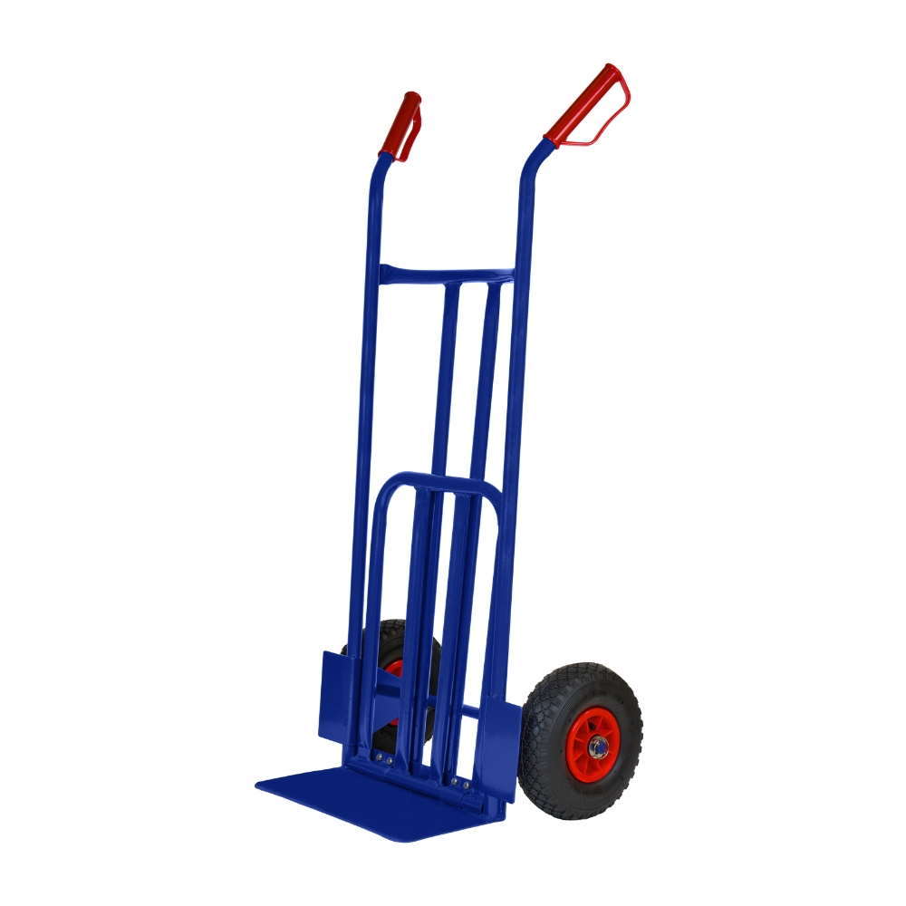 Steekwagen blauw Incl. klep max 200 kg luchtband Rood/zwart | FixMasters