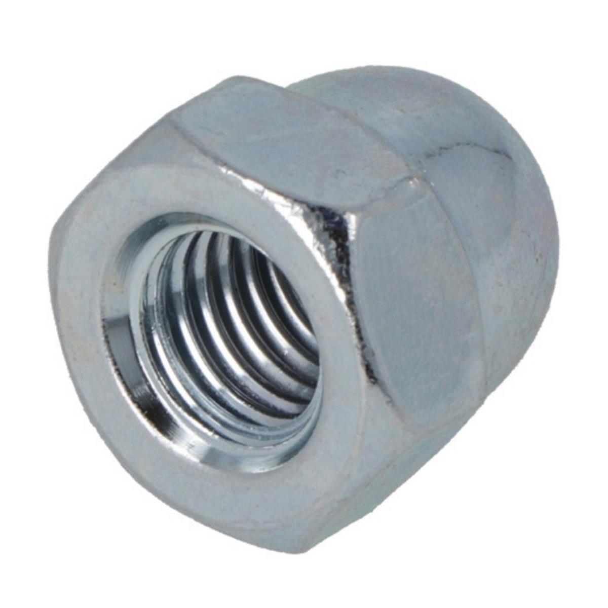 Hoenderdaal Fasteners - Dopmoer - M6 - DIN1587 - Verzinkt (200 stuks) Hoenderdaal Fasteners - Dopmoer - M6 - DIN1587 - Verzinkt (200 stuks)