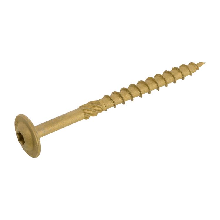 Dynaplus - Torx 40 Tellerkop schroeven - 8 x 160mm - AR-Coating - Deeldraad (50 stuks)