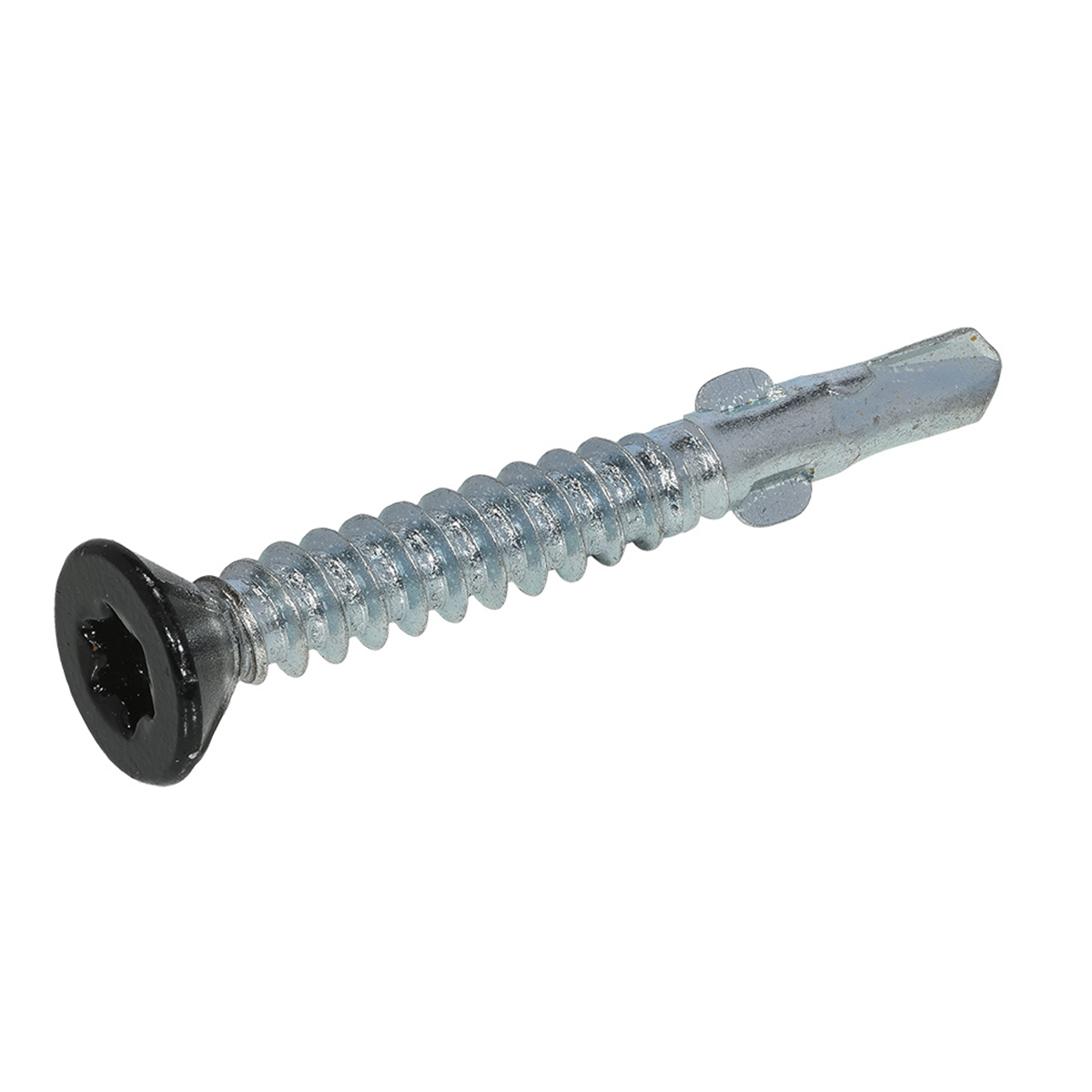 Proftec Vleugelteks schroeven Torx 20 - 4,2x35mm verzinkt zwarte kop - 100 stuks Proftec Vleugelteks schroeven Torx 20 - 4,2x35mm verzinkt zwarte kop - 100 stuks