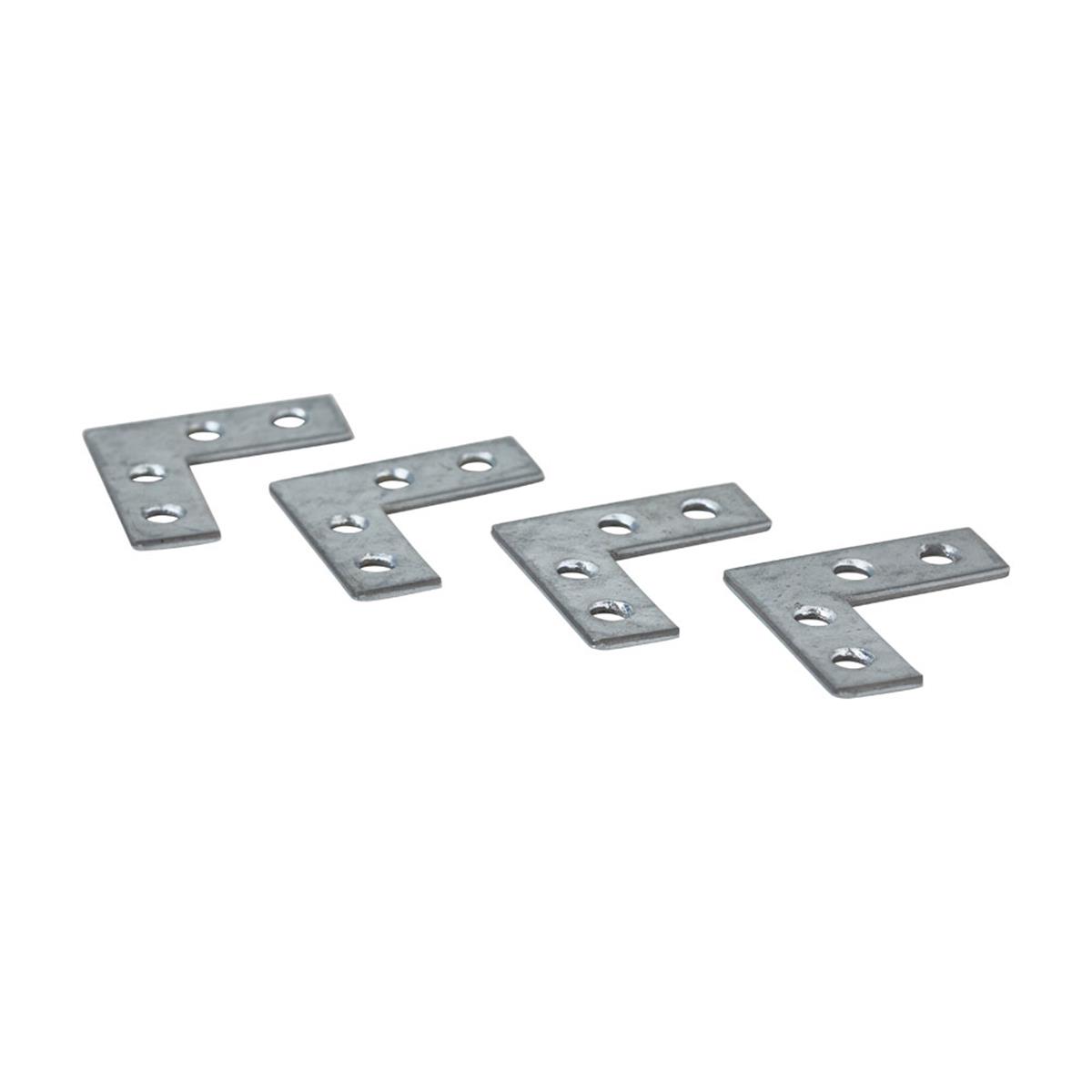 Raamhoeken - 30 mm - Verzinkt (4 stuks) Raamhoeken - 30 mm - Verzinkt (4 stuks)