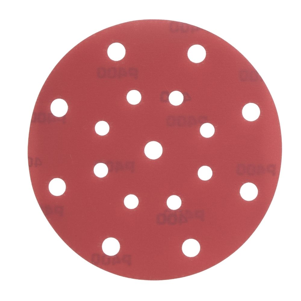 Radix Pro Schuurschijven Klittenband 150mm P400 - 17 Stofgaten - 50 Stuks