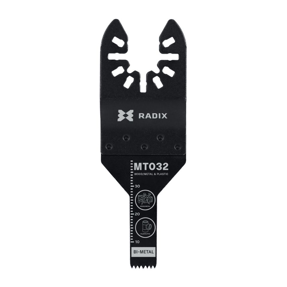 Radix bi-metaal multitool zaagblad 40x10mm - 18 TPI gefreesd Radix bi-metaal multitool zaagblad 40x10mm - 18 TPI gefreesd