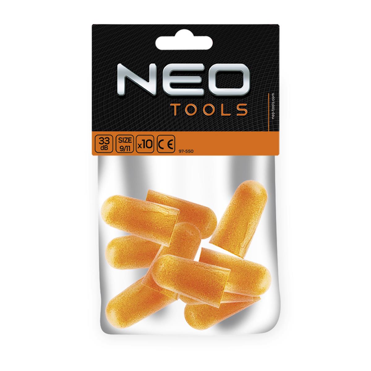 NEO - Oorplug - 10 oordopjes 33 dB NEO - Oorplug - 10 oordopjes 33 dB