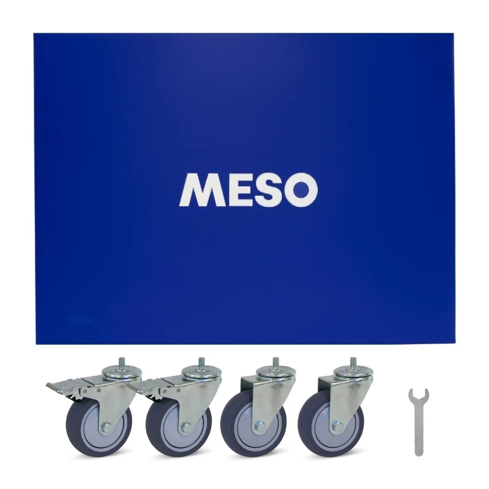 Meubelroller 2 x geremd TPR wiel 800mm x 600mm 350kg | FixMasters Meubelroller 2 x geremd TPR wiel 800mm x 600mm 350kg | FixMasters