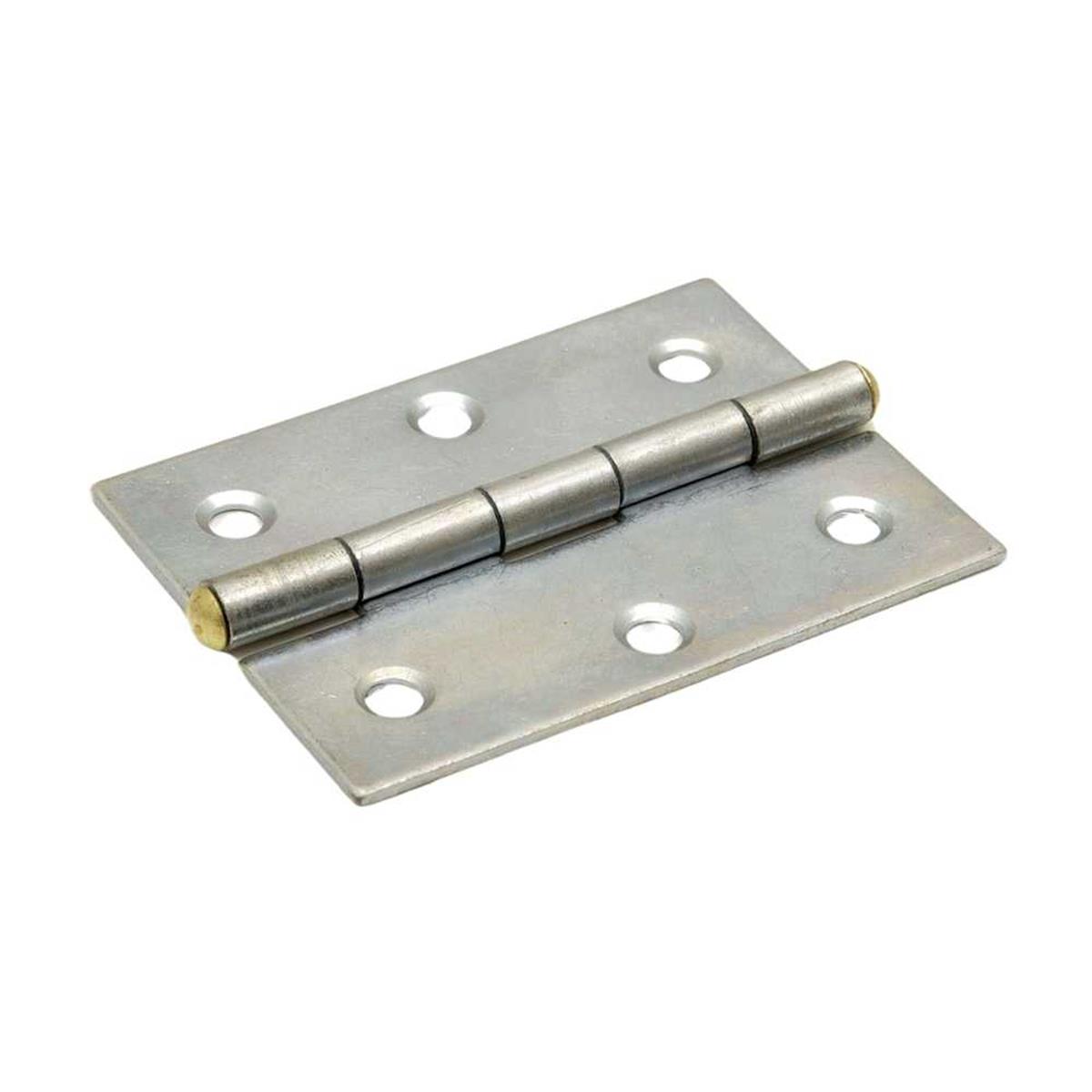 Smalscharnier 60 x 46mm vaste messing pen staal verzinkt | FixMasters