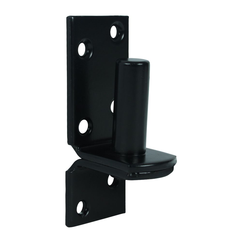 Duimheng plaatduim 16mm - Zwart gepoedercoat