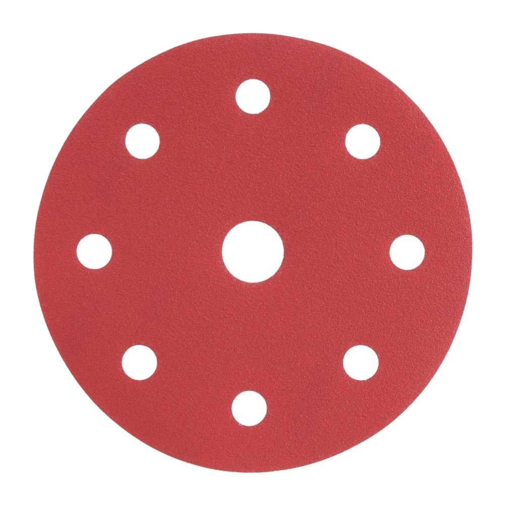 Radix Pro Schuurschijven Klittenband 125mm P150 - 9 stofgaten (50 stuks)